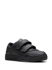 Clarks Black Wide Fit (G) Leather Urban Solo Shoes - Image 3 of 7