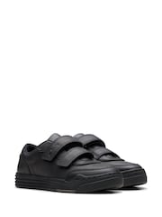Clarks Black Wide Fit (G) Leather Urban Solo Shoes - Image 4 of 7