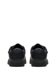 Clarks Black Wide Fit (G) Leather Urban Solo Shoes - Image 5 of 7
