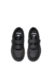 Clarks Black Wide Fit (G) Leather Urban Solo Shoes - Image 6 of 7