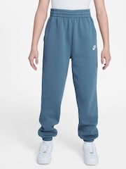 Nike Aegean Blue Club Fleece Oversized Joggers - Image 1 of 3