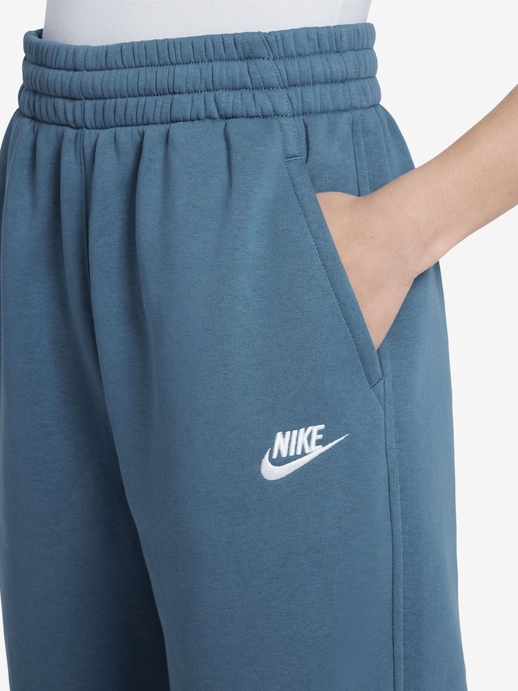 Nike Aegean Blue Club Fleece Oversized Joggers - Image 3 of 3