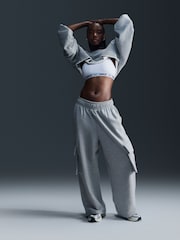Weiß - Nike Indy Wattierter Sport-BH mit leichtem Halt - Bild 2 von 6