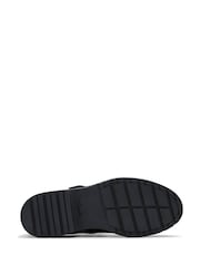 Clarks Black Standard Fit (F) Patent Loxham Bar Shoes - Image 7 of 8