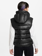 Nike Black Synthetic Fill EasyOn Therma-FIT  Loose Hooded Gilet - Image 3 of 9