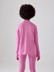 Nike Flamingo Pink Dri-FIT Long Sleeve Half Zip Top - Image 3 of 6