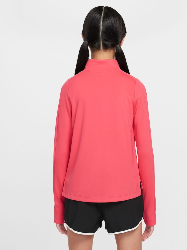 Svetlá ružová - Nike Dri-FIT Long Sleeve Half Zip Top - Obrázok 2 z 7