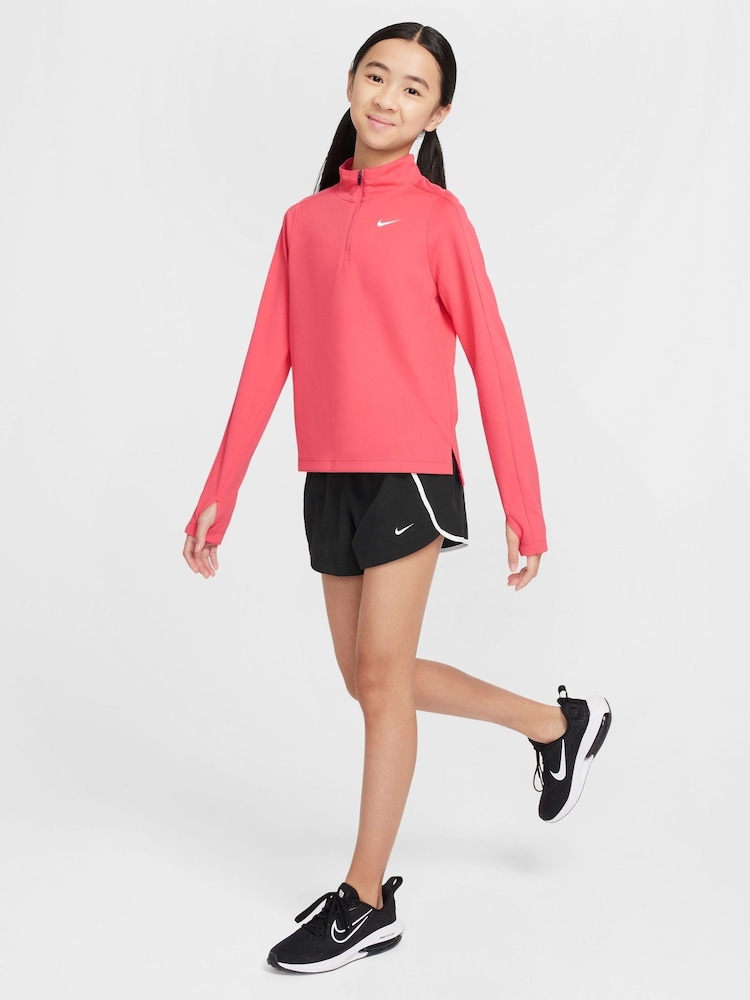 Nike Bright Pink Dri-FIT Long Sleeve Half Zip Top - Image 3 of 7