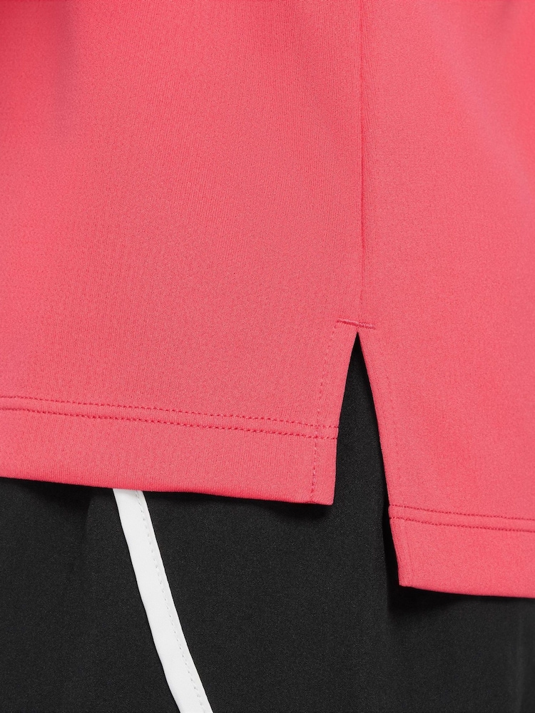 Nike Bright Pink Dri-FIT Long Sleeve Half Zip Top - Image 6 of 7