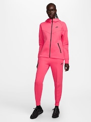 Розовый - Флисовые спортивные брюки с классической талией Nike Tech - Image 3 of 9