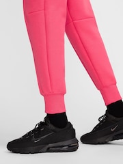 Розовый - Флисовые спортивные брюки с классической талией Nike Tech - Image 6 of 9