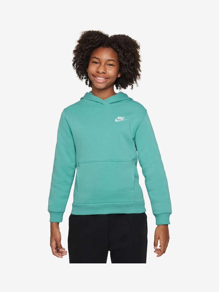 Nike Green Frost Club Fleece Overhead Hoodie - Image 1 of 3