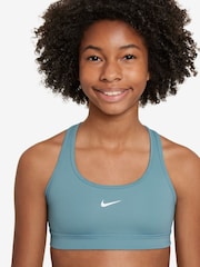 Nike Turquoise Dri-FIT Swoosh Support Bra - Image 3 of 3