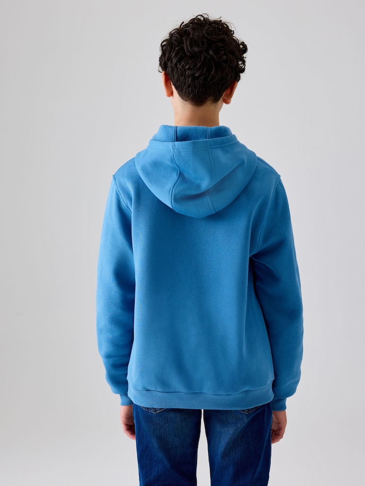 Nike Aegean Blue Club Fleece Overhead Hoodie - Image 2 of 3