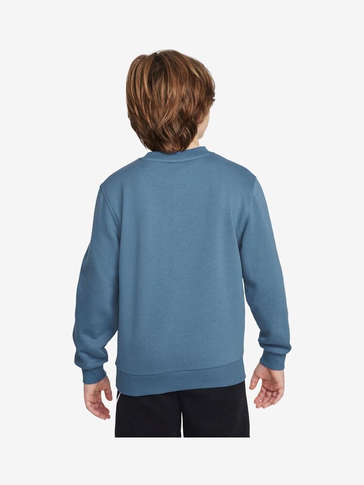 Nike Aegean Blue Club Fleece Sweatshirt - Image 2 of 5