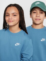 Nike Aegean Blue Club Fleece Sweatshirt - Image 4 of 5