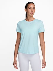 Nike Light Blue One Classic Dri-FIT Short Sleeve Top - Image 1 of 3