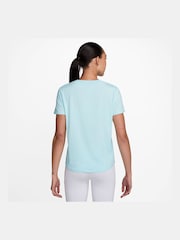 Nike Light Blue One Classic Dri-FIT Short Sleeve Top - Image 2 of 3