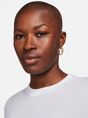 Nike White Dri-Fit One Relaxed Short Sleeve Top - Image 3 of 8