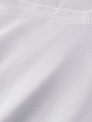 Nike White Dri-Fit One Relaxed Short Sleeve Top - Image 7 of 8