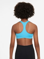 Балтийский синий - Nike Dri-FIT Swoosh Support Bra - Image 2 of 3