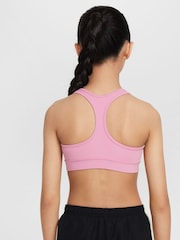 Nike Pink Dri-FIT Swoosh Support Bra - Image 2 of 6