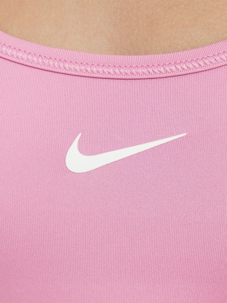 Nike Pink Dri-FIT Swoosh Support Bra - Image 4 of 6