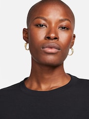 Nike Black Dri-Fit One Relaxed Short Sleeve Top - Image 5 of 10