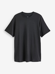 Nike Black Dri-Fit One Relaxed Short Sleeve Top - Image 8 of 10