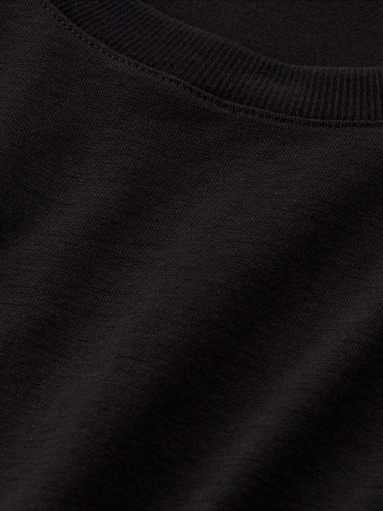 Nike Black Dri-Fit One Relaxed Short Sleeve Top - Image 9 of 10