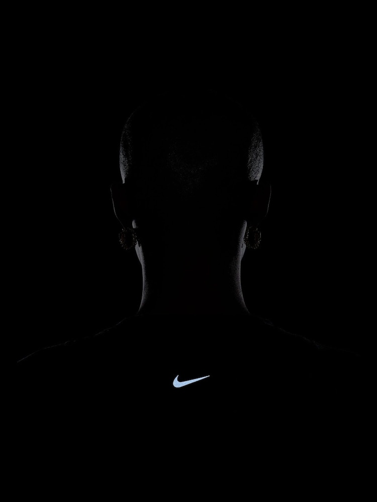 Nike Black Dri-Fit One Relaxed Short Sleeve Top - Image 10 of 10