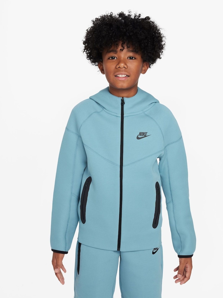 Türkis - Nike Tech Fleece-Kapuzenjacke mit Reißverschluss - Bild 1 von 6 Türkis - Nike Tech Fleece-Kapuzenjacke mit Reißverschluss - Bild 1 von 6