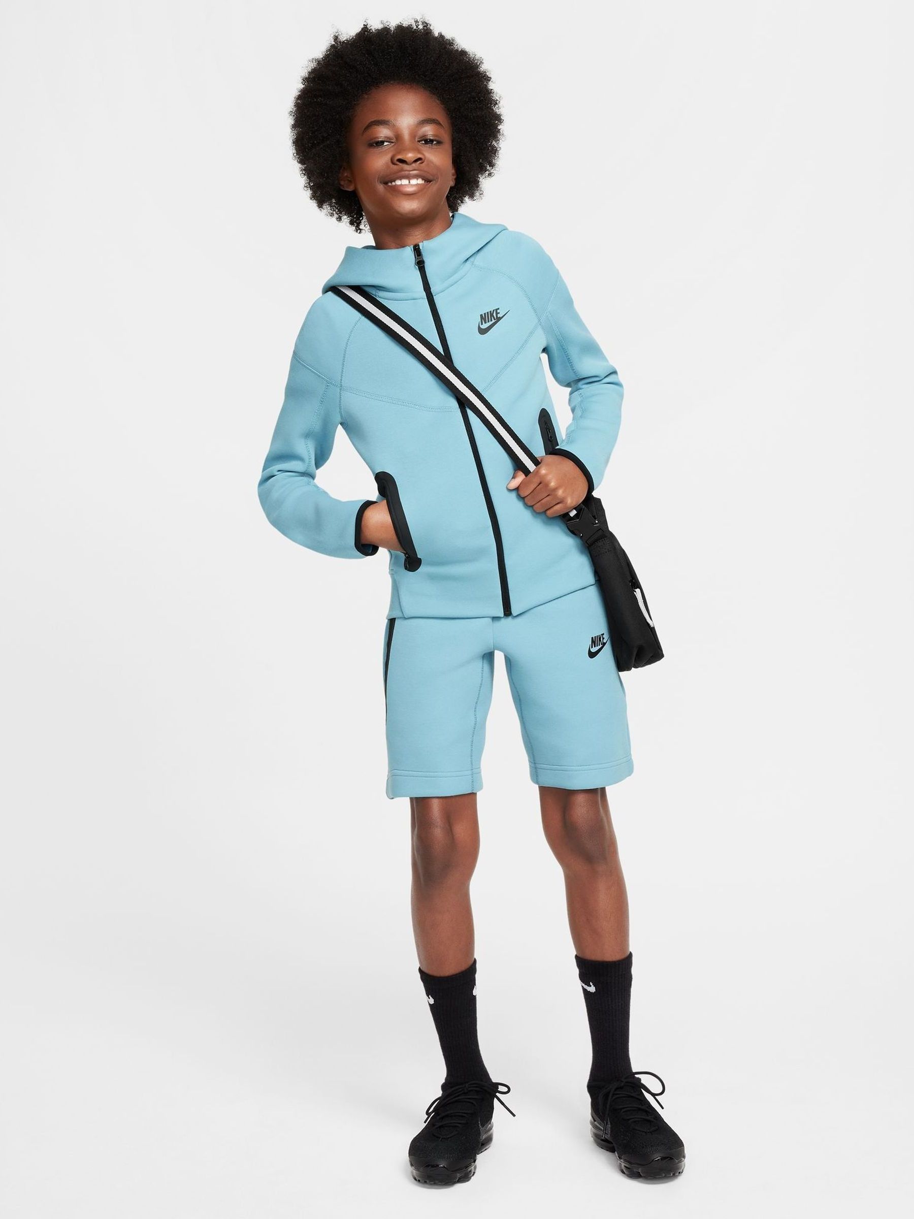 Buy Nike Turquoise Tech Fleece Zip Through Hoodie from Next Luxembourg