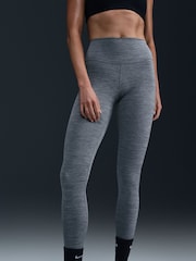 Nike Black One High Waisted Full Length Leggings - Image 4 of 6
