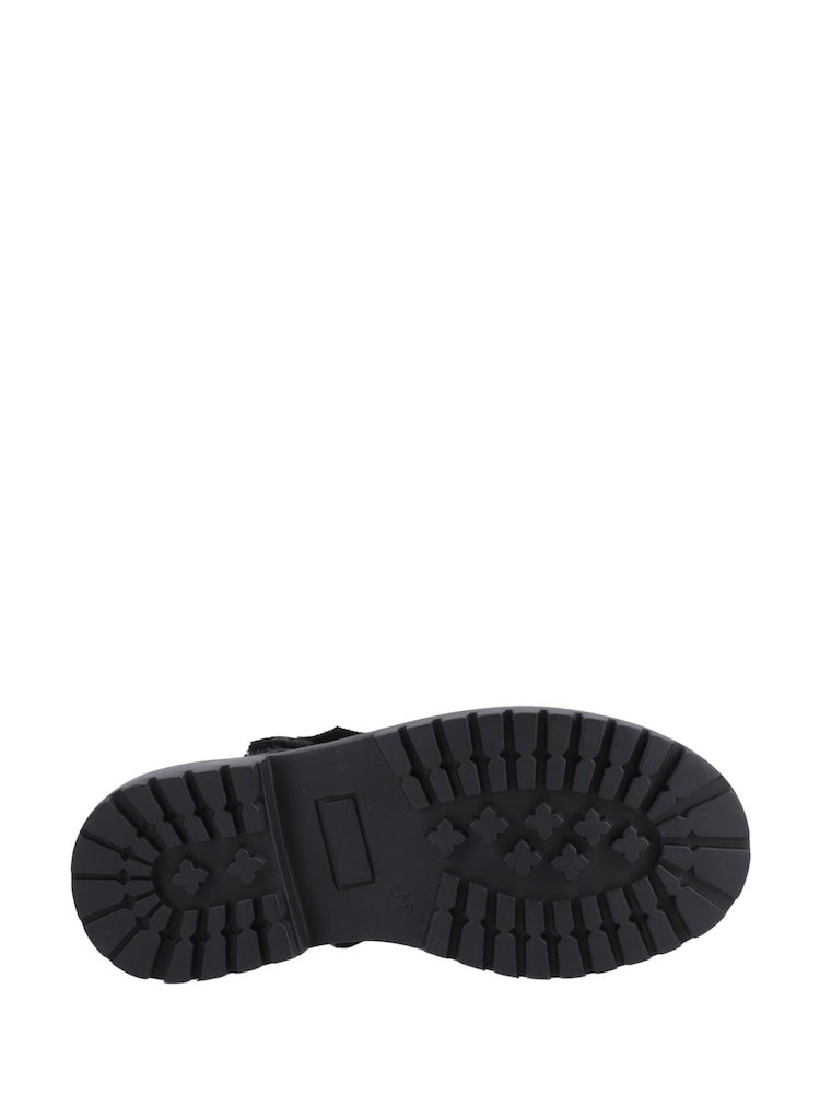 Hush Puppies Black Astrid Bow Senior School Shoes - Image 4 of 4 Hush Puppies Black Astrid Bow Senior School Shoes - Image 4 of 4