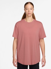 Nike Pink One Relaxed Dri-Fit Short Sleeve Top - Image 1 of 3