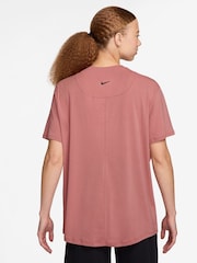 Nike Pink One Relaxed Dri-Fit Short Sleeve Top - Image 2 of 3