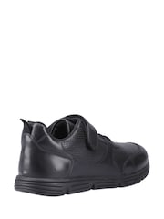 Hush Puppies Black Alfie Bungee Junior School Shoes - Image 2 of 4