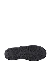 Hush Puppies Black Alfie Bungee Junior School Shoes - Image 4 of 4