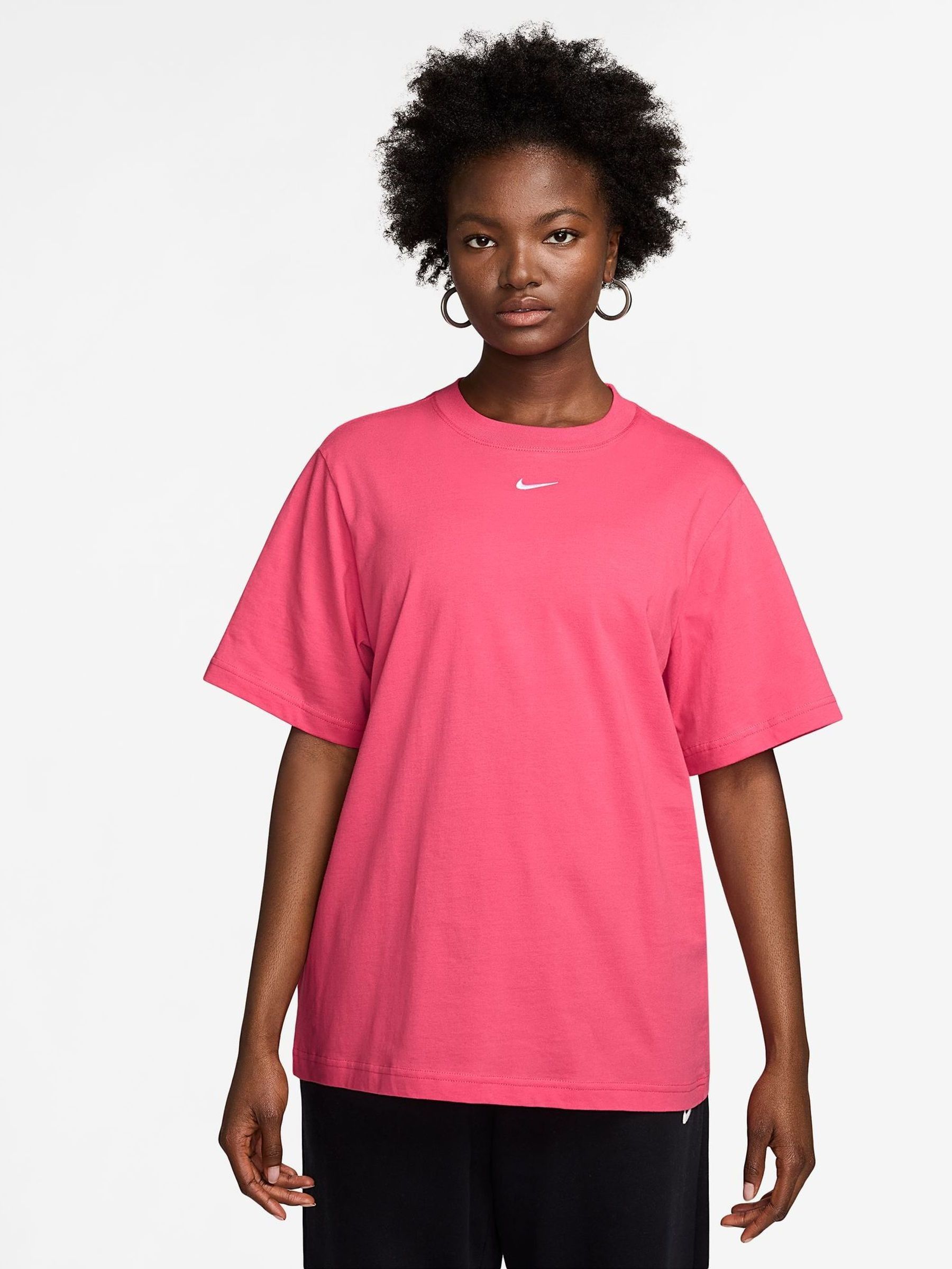 Vivid pink nike shirt top
