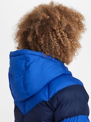 Nike Blue/Navy Synthetic Fill Hooded Jacket - Image 4 of 8