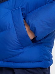 Nike Blue/Navy Synthetic Fill Hooded Jacket - Image 6 of 8