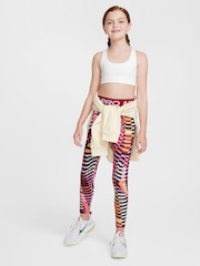 Nike Off White Dri-FIT Alate All U Sports Bra - Image 3 of 5