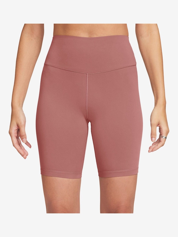 Nike Red One Dri-FIT High-Waisted 8" Cycling Shorts - Image 1 of 4