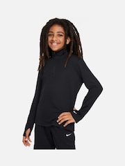 Nike Black Multi Dri-FIT UV Long Sleeve 1/2-Zip Top - Image 1 of 6