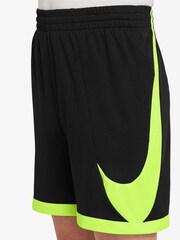 Nike Black/Lime Swoosh Multi+ Dri-FIT Shorts - Image 3 of 4