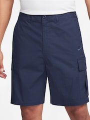 Nike Navy Club Woven Cargo Shorts - Image 1 of 4