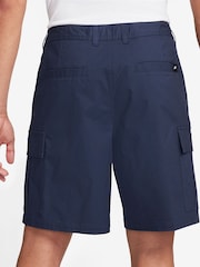Nike Navy Club Woven Cargo Shorts - Image 2 of 4