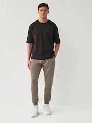 Neutral Athleisure Cuffed Joggers - Image 3 of 10