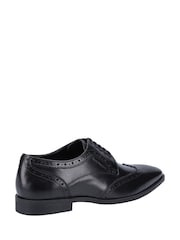 Hush Puppies Black Elliot Brogue Shoes - Image 2 of 4